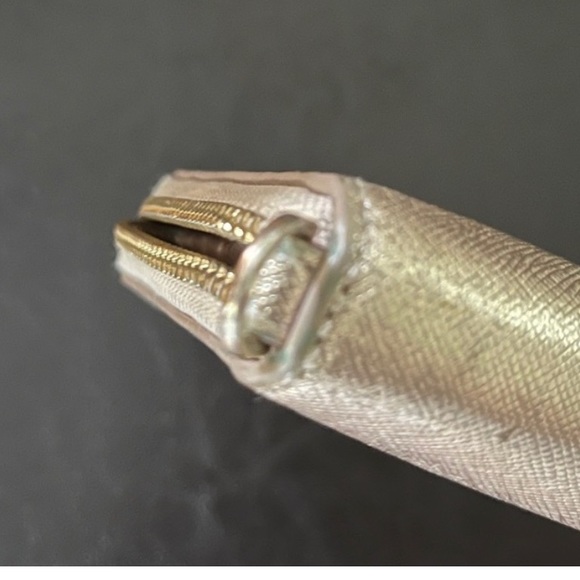 EUC, Tory Burch Gold Color Zipper Wallet - Picture 9 of 13